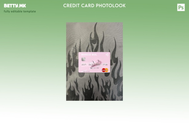 модерен стил Angola Banco Sol мастер карта photolook преден шаблон